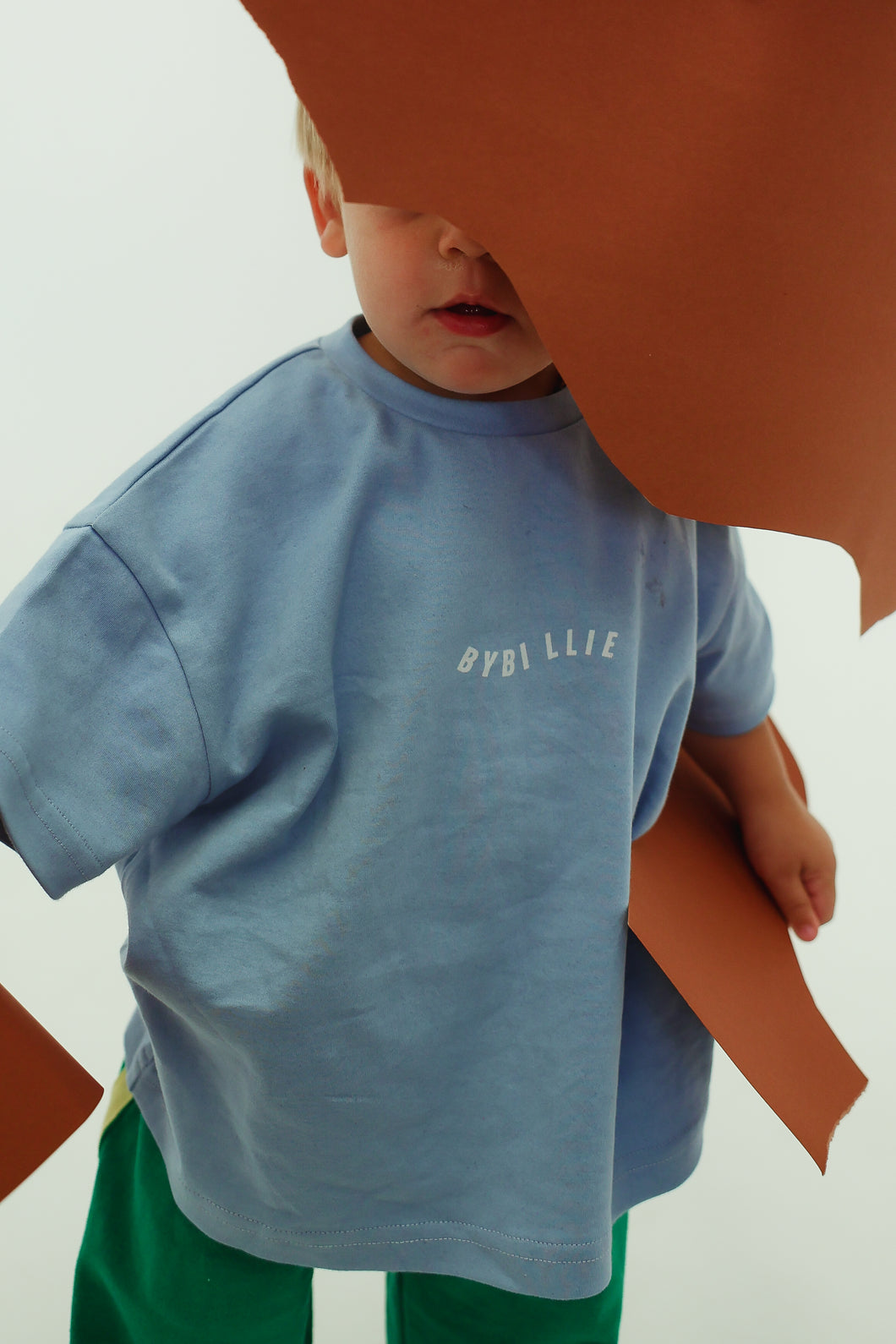 BY BILLIE Cotton wave tee - blue