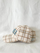 Load image into Gallery viewer, FAR MER. By Whitney NEUTRAL PLAID CAP
