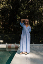 Load image into Gallery viewer, The Margaux Dress | Gingham Cobalt
