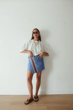 Load image into Gallery viewer, By Billie STRIPE KNIT SKIRT - BLUE
