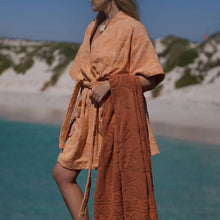 Load image into Gallery viewer, Solstice Mango Towelling Robe
