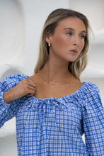 Load image into Gallery viewer, Effy Dress | Gingham Cobalt
