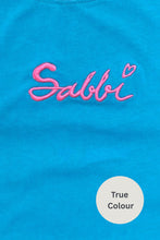 Load image into Gallery viewer, SABBI THE VERY OVERSIZED STANDOUT TEE - FLURO BLUE
