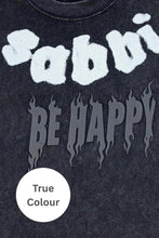 Load image into Gallery viewer, SABBI THE BE HAPPY TEE - BLACK
