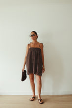 Load image into Gallery viewer, Dotty Dress | Chocolate Brown
