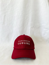 Load image into Gallery viewer, FAR MER. By Whitney CONCRETE COWGIRL CAP
