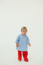 Load image into Gallery viewer, BY BILLIE Cotton wave tee - blue
