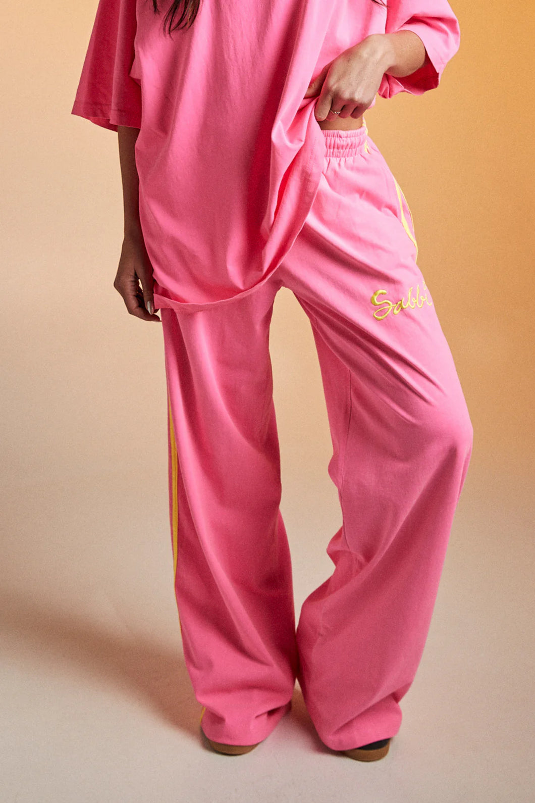SABBI THE FLURO CHIDO PANTS - FLURO PINK