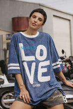 Load image into Gallery viewer, SABBI THE VERY OVERSIZED LOVE REVOLUTION TEE - BLUE
