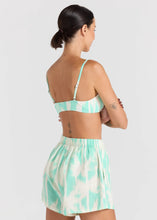 Load image into Gallery viewer, Palms 100% Linen Slit Short - Mint
