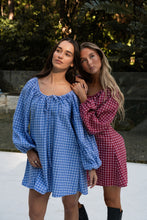 Load image into Gallery viewer, Effy Dress | Gingham Merlot
