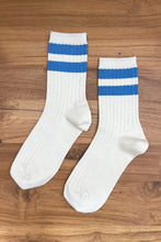 Load image into Gallery viewer, HER VARSITY SOCKS - BLUE
