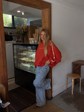 Load image into Gallery viewer, Cracker Day Club - CLOUD RACER SWEATER RED
