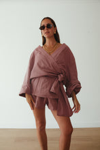 Load image into Gallery viewer, By Billie LUELLA COTTON KIMONO - PINK CHECK
