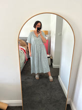 Load image into Gallery viewer, SABBI THE VERY OVERSIZED LOVE NOTES TEE - AMALFI - BLUE
