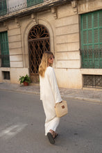 Load image into Gallery viewer, NIM LEATHER TRIM RAFFIA BB
