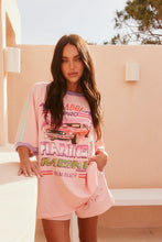 Load image into Gallery viewer, SABBI THE VERY OVERSIZED FLAMINGO RACING TEE - PINK
