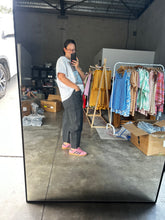 Load image into Gallery viewer, Acid Wash Barrel Pants Black
