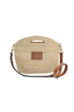 Load image into Gallery viewer, NIM LEATHER TRIM RAFFIA BB
