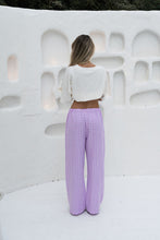 Load image into Gallery viewer, The Bobbi Pant | Gingham Lavender

