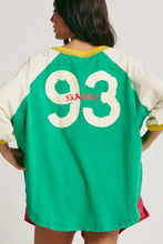 Load image into Gallery viewer, SABBI THE DANCE RAGLAN TEE - GREEN
