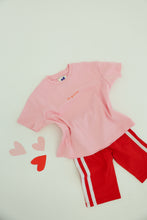Load image into Gallery viewer, BY BILLIE Cotton wave tee - pink
