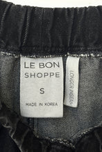 Load image into Gallery viewer, LE BON SHOPPE LONG ARC PANTS - BLACK DENIM
