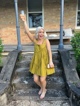 Load image into Gallery viewer, AJE Casabianca Sleeveless Olive Dress
