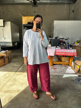 Load image into Gallery viewer, Acid Wash Barrel Pants Burgundy
