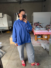 Load image into Gallery viewer, Vintage Wash Oversized Jumper - Royal Blue
