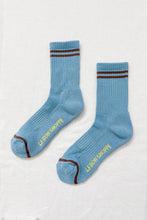 Load image into Gallery viewer, BOYFRIEND SOCKS - POWDER BLUE
