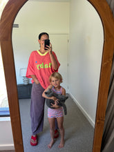 Load image into Gallery viewer, Acid Wash Barrel Pants Chocolate
