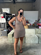 Load image into Gallery viewer, Poolside Paradiso - Sorrento U Crochet Knit Dress - Coco
