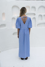 Load image into Gallery viewer, The Margaux Dress | Gingham Cobalt
