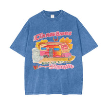 Load image into Gallery viewer, Caravan Baddie Blue Acid Wash | oversized boxy shape
