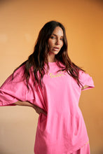 Load image into Gallery viewer, SABBI THE VERY OVERSIZED STANDOUT TEE - FLURO PINK
