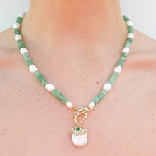Load image into Gallery viewer, Pastel Sage Fob Necklace
