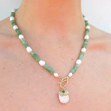 Load image into Gallery viewer, Pastel Sage Fob Necklace
