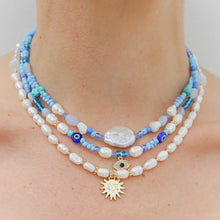 Load image into Gallery viewer, Evil Eye Blue Necklace
