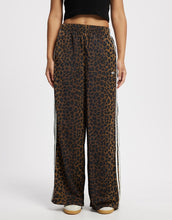 Load image into Gallery viewer, Adidas Originals Wide Leg Satin Pants in Leopard
