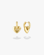 Load image into Gallery viewer, GIMME Lisa Puffy Heart Earrings (Mini) - Gold
