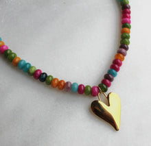 Load image into Gallery viewer, Celine Heart Beaded Necklace
