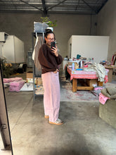 Load image into Gallery viewer, Acid Wash Barrel Pants Mauve
