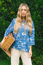 Load image into Gallery viewer, CRACKER DAY BASIC TEE - OCEAN CAMO
