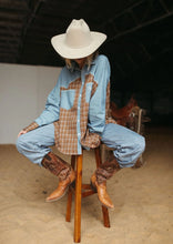 Load image into Gallery viewer, FAR MER By Whitney HOMESTEAD CHECK TEXAS YOKE
