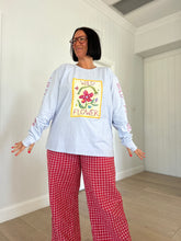 Load image into Gallery viewer, MAKU WILDFLOWER LONG SLEEVE - SOFT BLUE

