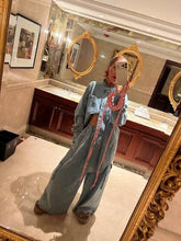 Load image into Gallery viewer, La Bohème Girls Ezra Pant Denim Blue
