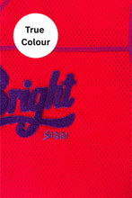 Load image into Gallery viewer, SABBI THE SHINE BRIGHT MESH TEE - RED
