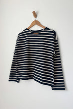 Load image into Gallery viewer, LE BON SHOPPE SAILOR TOP - WHITE STRIPE ON NAVY

