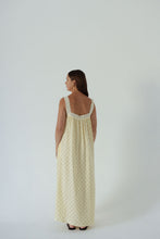 Load image into Gallery viewer, JUNO LACE NECK SLIP DRESS - BUTTER
